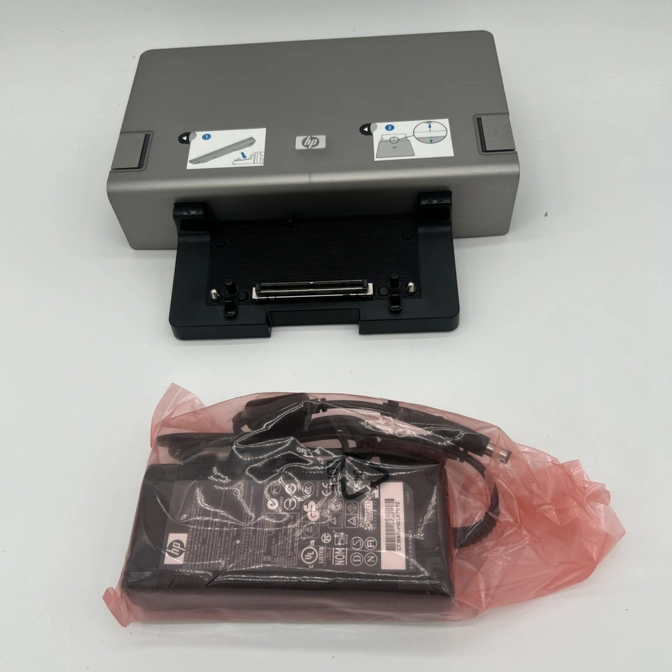 New Sealed! HP KP080AA Silver Laptop Docking Station Genuine - Image 2 of 4