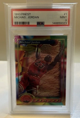 1993 Topps Finest Michael Jordan - PSA 9 MINT 🔥 JUST GRADED 🔥 ICONIC CARD!