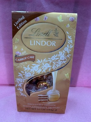 Lindt LINDOR Easter Carrot Cake White Chocolate Candy Truffles, 5.1 oz