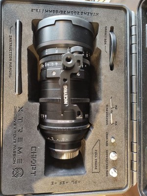 Used CHIOPT Xtreme Zoom 28-85mm T3.2 PL Mount cinema lens in very good condition