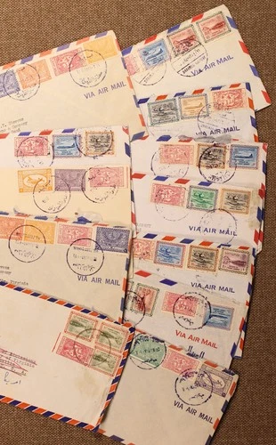 Saudi Arabia c1960s lot of 13 commercial covers to USA