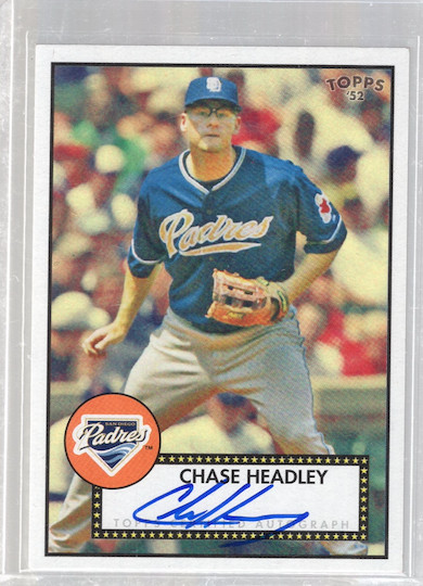 2007 Topps '52 - Signatures Chase Headley #52S-CH AUTO
