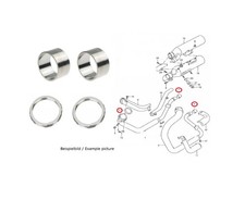 Kit Giunzione Guarnizione Collettore Scarico Suzuki VZ 800 Marauder 1997-2003