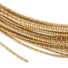 18 Gauge 33 Feet Engraved Textured Gold Copper Brass Wire for Jewelry Craft