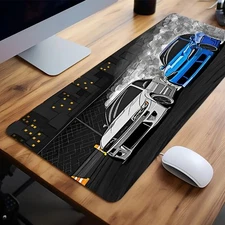 40*90cm1pc Extra Large Gaming and Office Desk Mat - Non-Slip Racing Car Computer