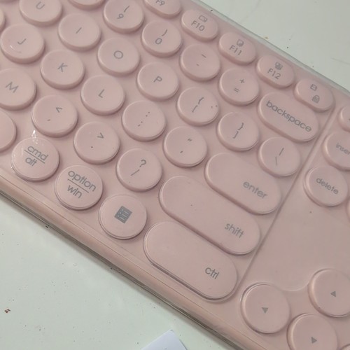 Peious Pink Wireless Keyboard and Mouse USB Keyboard Mouse SK73-3 - Picture 5 of 6