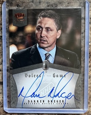2013-14 Voices of the game Darren Dreger Auto autograph signature /99 TSN