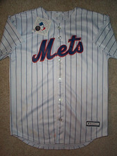 IRREGULAR New York NY Mets STITCHED/SEWN mlb Jersey YOUTH KIDS BOYS L-LARGE