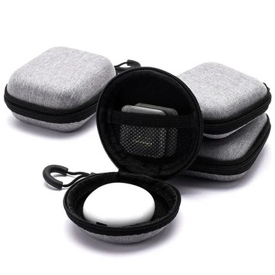 Portable Shockproof Hard Shell Headphone Case for Earphone memory Card USB Bag
