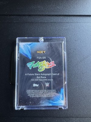2025 Topps Chrome WWE Future Stars Autographs Sol Ruca 34/150 | eBay