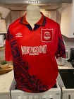 Rare Vintage Original Aberdeen Football Shirt Umbro XL
