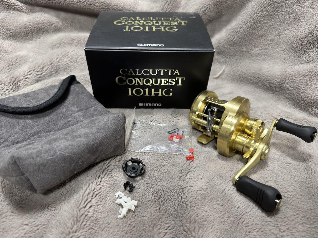 Calcutta Conquest 101Hg Fishing Reel, 36mm Spool, SVS Brake Calcutta Conquest 101Hg Fishing Reel, 36mm Spool, SVS Brake