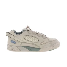 ES Muska 5102000063294 Mens Beige Leather Skate Inspired Sneakers Shoes 9