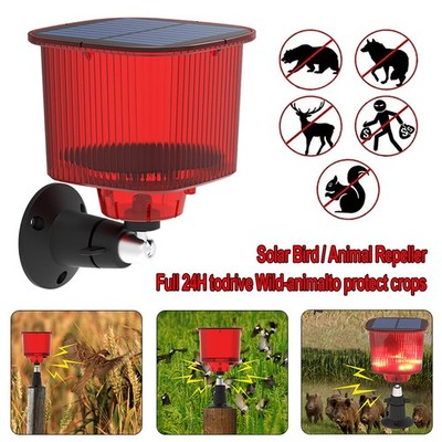 Infrared Motion Sensor Alarm Light Waterproof Solar Animal Repeller Anti-theft
