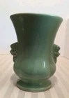 Vintage McCoy Leaves & Berries Vase|  Light Green| Art Pottery| 8.25 inches