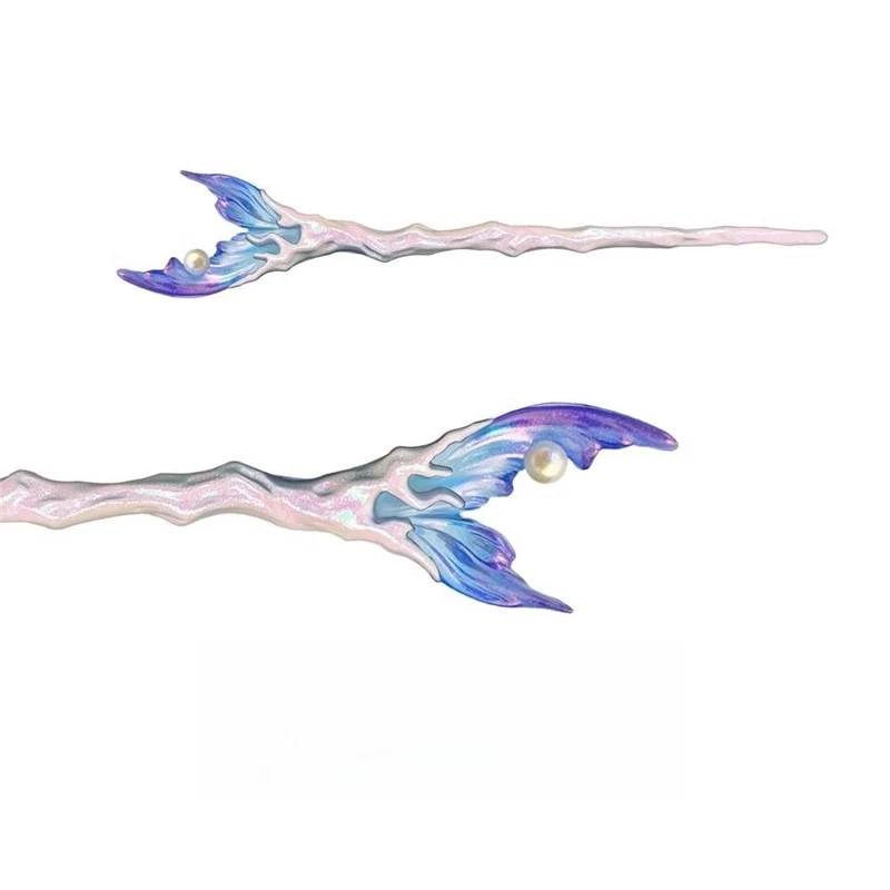 Accessorio Per Capelli A Pin Fata Principessa Con Coda Di Sirena Carina - Immagine 2 di 4