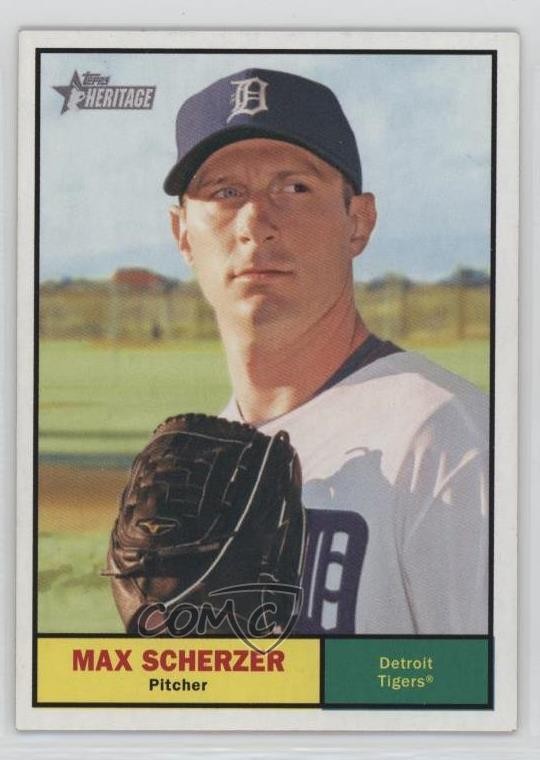 2010 Topps Heritage Max Scherzer #232 10ou