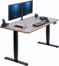 VIVO Electric 55 X 28 in Dual Motor Sit Stand Desk, Memory Height Adjustment, 2B