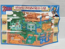 The Legend of Zelda A Link to the Past  SNES Hyrule Map Insert