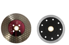 6" Diamond Blade Combo Super Thin Mesh Rim+Double-Sided Cutting/Grinding Wheel
