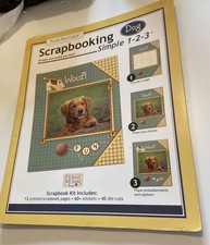 Scrapbooking Simple 1-2-3  Dog   Kit - Paper Boutique By Debbie Mumm-Preowned-