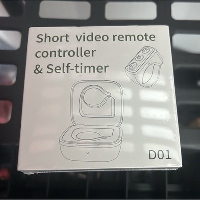Set of 3 MERNEUO D01 Bluetooth Camera Remote Control w/ Self-Timer, White, USB-C