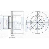 2X Delphi Bremsscheibe BG4295 FüR Hyundai AC3 Ia AI3 Picanto Ba Pa Kia I10 3 2 1