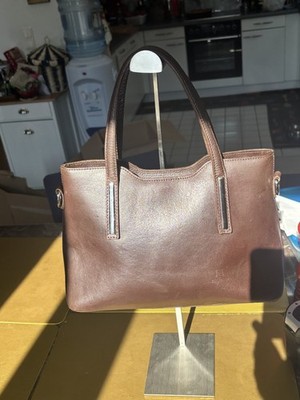 Dark Brown Leather Bag - #73