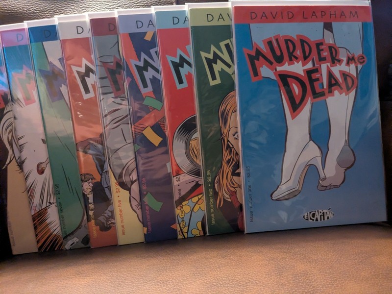 MURDER ME DEAD Almost Complete Set #1-8 (of 9) David Lapham El Capitan UNREAD!