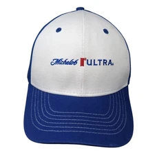Michelob Ultra Snapback Mesh Back Trucker Hat Blue One Size Embroidered