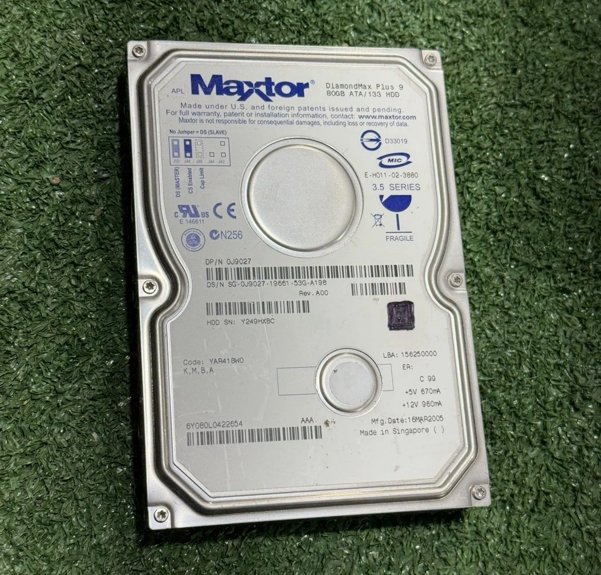 Maxtor Diamondmax plus 9 [Hardware Hard Disk