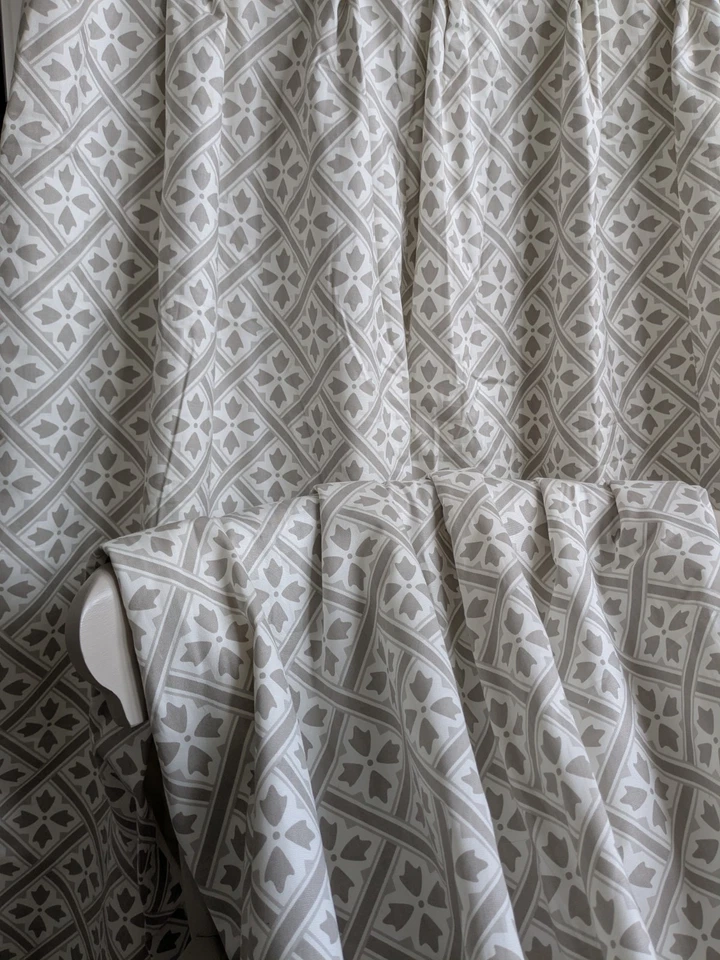 Laura Ashley Mr Jones Pinch Pleat Fleece Lined Curtains D89 x W26.5" Warm Long - Image 4 of 4