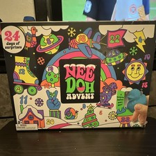 New 2026 Schylling NeeDoh Door Advent Calendar 24 Doors Kid Christmas Multicolor