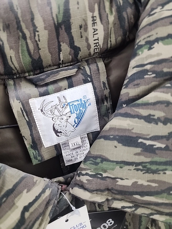 NOS NWT Vintage Trophy Club Insulated Coveralls Overalls Side Zippers Size 3XL - Image 3 of 4