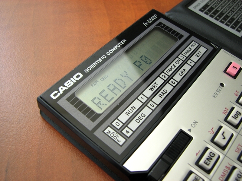 ?NEW Very RARE Vintage 1985 Casio FX-5200P LCD BASIC pocket 