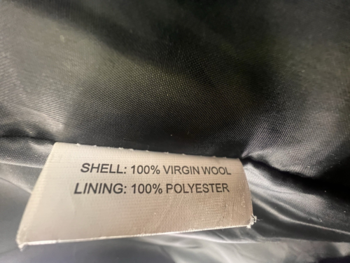 CHALECO VAQUERO WYOMING TRADERS PARA HOMBRE LG BANKER CON BOTONES LANA A RAYAS ROPA DE RANCHO - Imagen 6 de 6