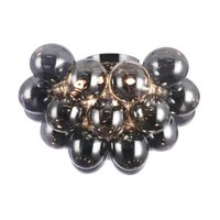 Maytoni Balbo Deckenleuchte 8X G9 Nickel Rauchfarbe Glas