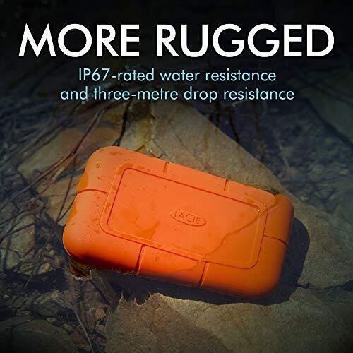 LaCie Rugged SSD USB-C External Drive with Rescue, 4TB - Picture 2 of 8