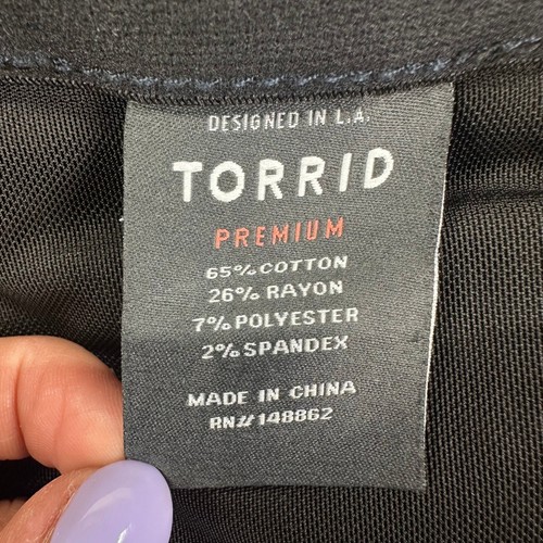 TORRID Bombshell Skinny Jeans Damen 16T Blau Stretch Ankle Mid Rise - Bild 7 von 12