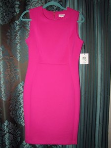 bright pink bodycon