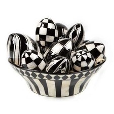 MacKENZIE CHILDS PATCHWORK EGG ARRANGEMENT BNIB