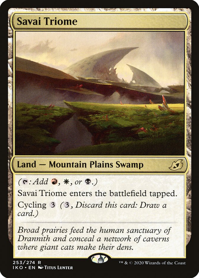 Savai Triome - NM/LP - MtG Magic - Ikoria: Lair of Behemoths 