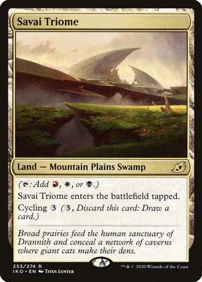 Savai Triome - NM/LP - MtG Magic - Ikoria: Lair of Behemoths 