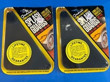 Lot Of 2 Pair (4 Total) Splash Guards Black Groboski FX7 Vintage Sealed Mudflaps