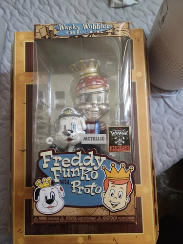 Pirate Freddy Funko with Proto Wacky Wobbler Metallic- Box of Fun 2024 LE 3400