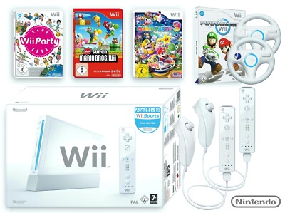 Nintendo Wii weiß Konsole + Sports in OVP mit ORIGINAL Remote Controller & Spiel