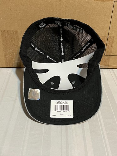 Tennessee Titans NFL '47 Brand Gray One Size Fits All Stretch Fit Mesh Hat - Picture 5 of 6