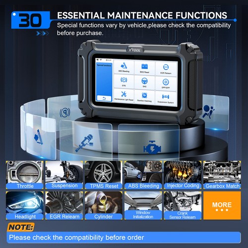 XTOOL D6S Car Auto Diagnostic Tools All System Scanner 30+ Resets Built-in FCA - Picture 2 of 6