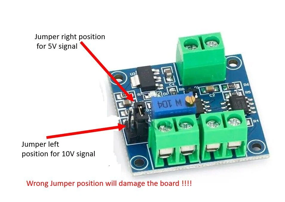 PWM zu Spannung Konverter Modul 0%-100% zu 0-10V für PLC MCU Digital zu analog - Bild 4 von 4