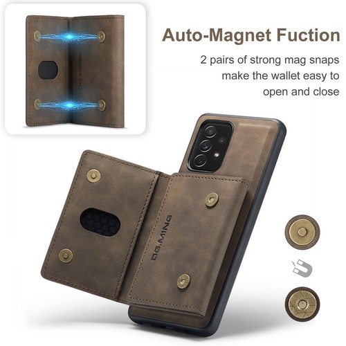 2in1 Magnetic Phone Leather Case for SamsungA16 A35 A34 A55 A73 A72A53 A33 A42 - 第 4/9 張圖片